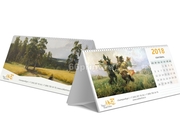 заказать печать 300 календарей-домиков перекидных «210x110x77 мм.» 13 листов, 4+4